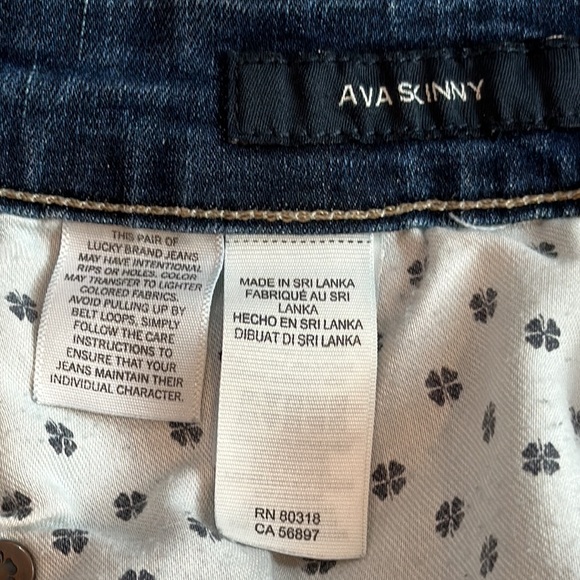 Lucky Brand Ava Jeans size 6/28 - Picture 6 of 6